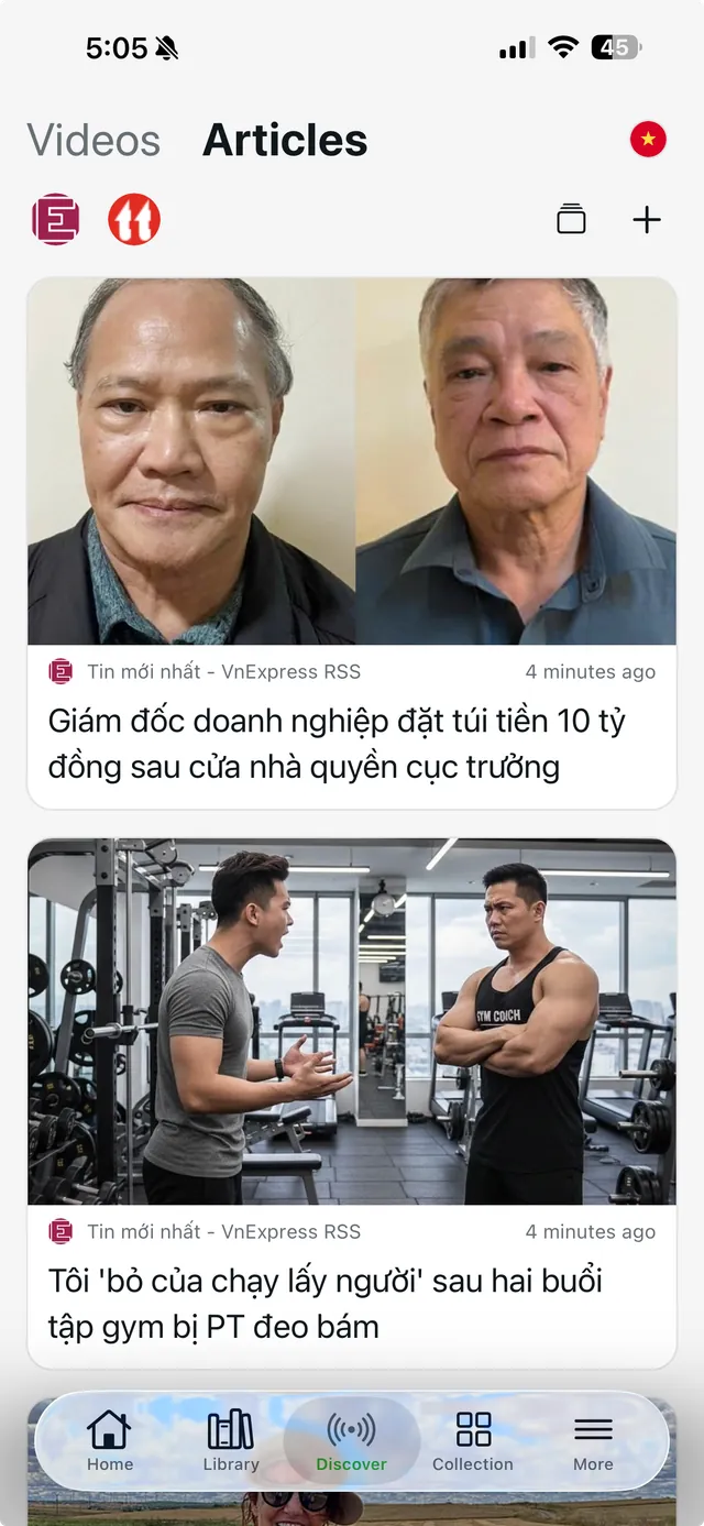 Discover content you want to read / watch screenshot 2