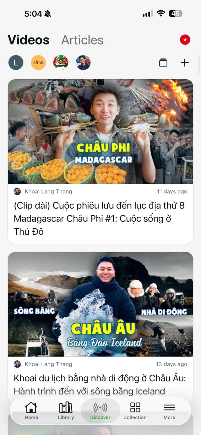 Discover content you want to read / watch screenshot 1